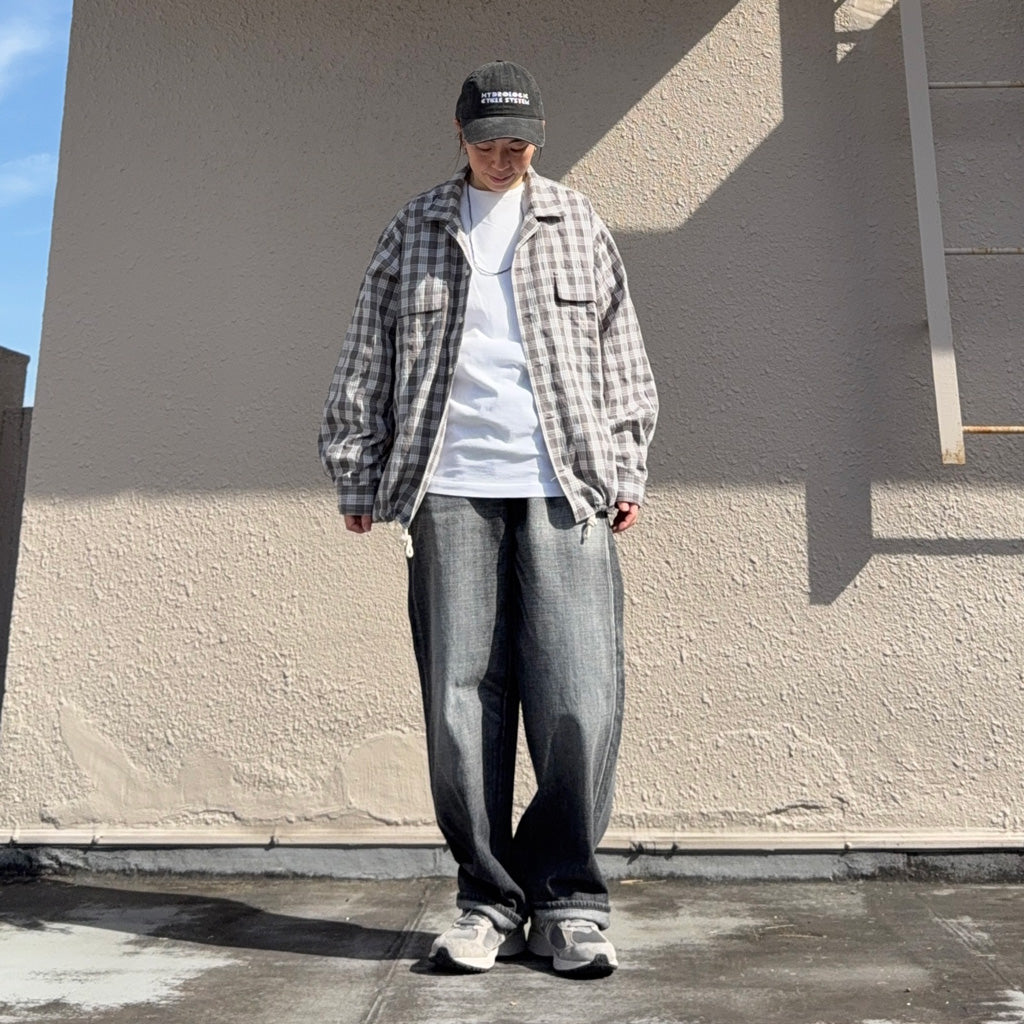 nanamica : Palaka Check Shirt (Gray) – Reggieshop