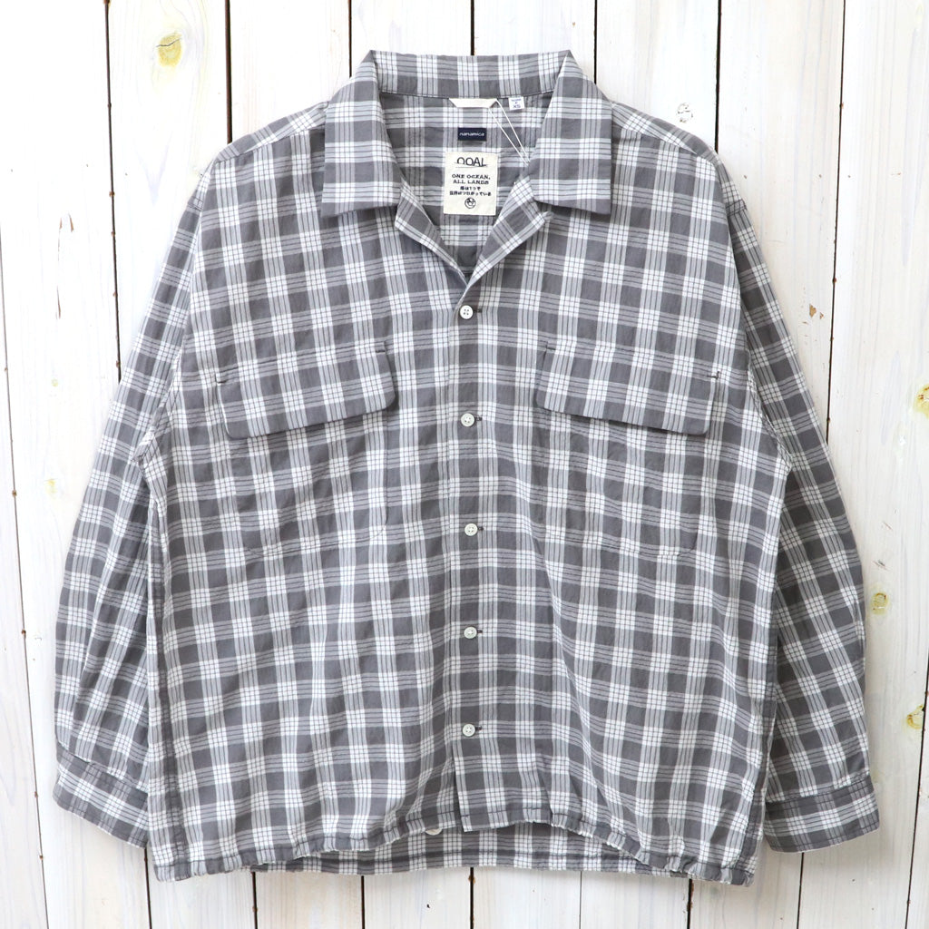 nanamica : Palaka Check Shirt (Gray)