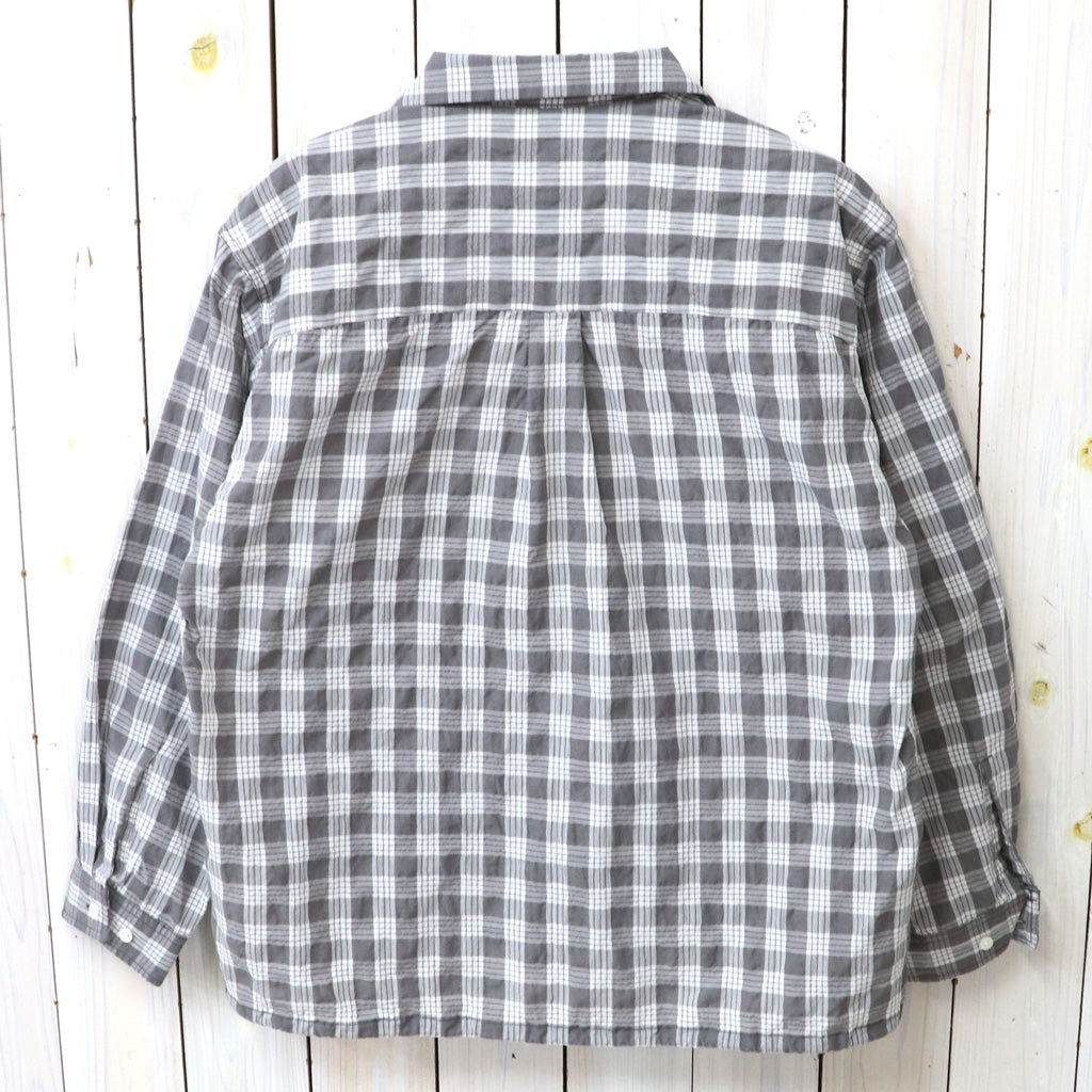 nanamica : Palaka Check Shirt (Gray)