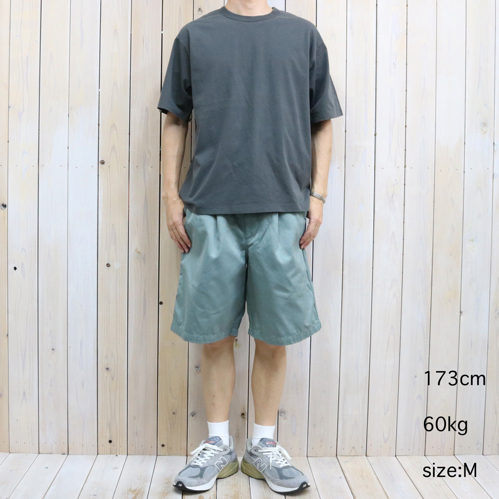 THE NORTH FACE PURPLE LABEL : Garment Dyed Lettered Field Tee (Charcoal)