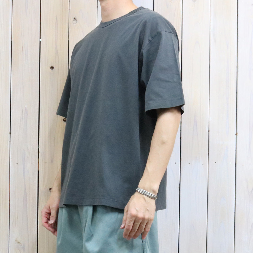 THE NORTH FACE PURPLE LABEL : Garment Dyed Lettered Field Tee (Charcoal)