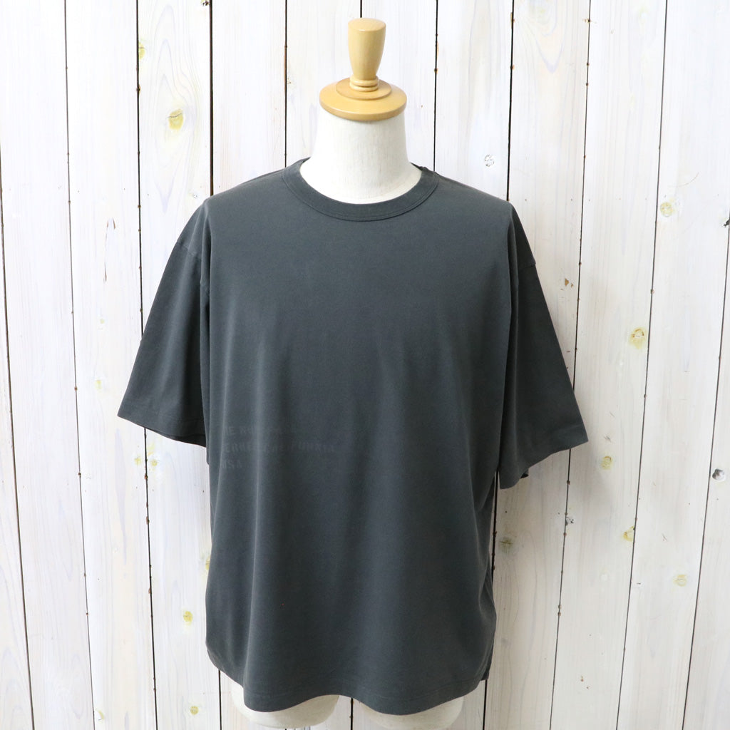 THE NORTH FACE PURPLE LABEL : Garment Dyed Lettered Field Tee (Charcoal)