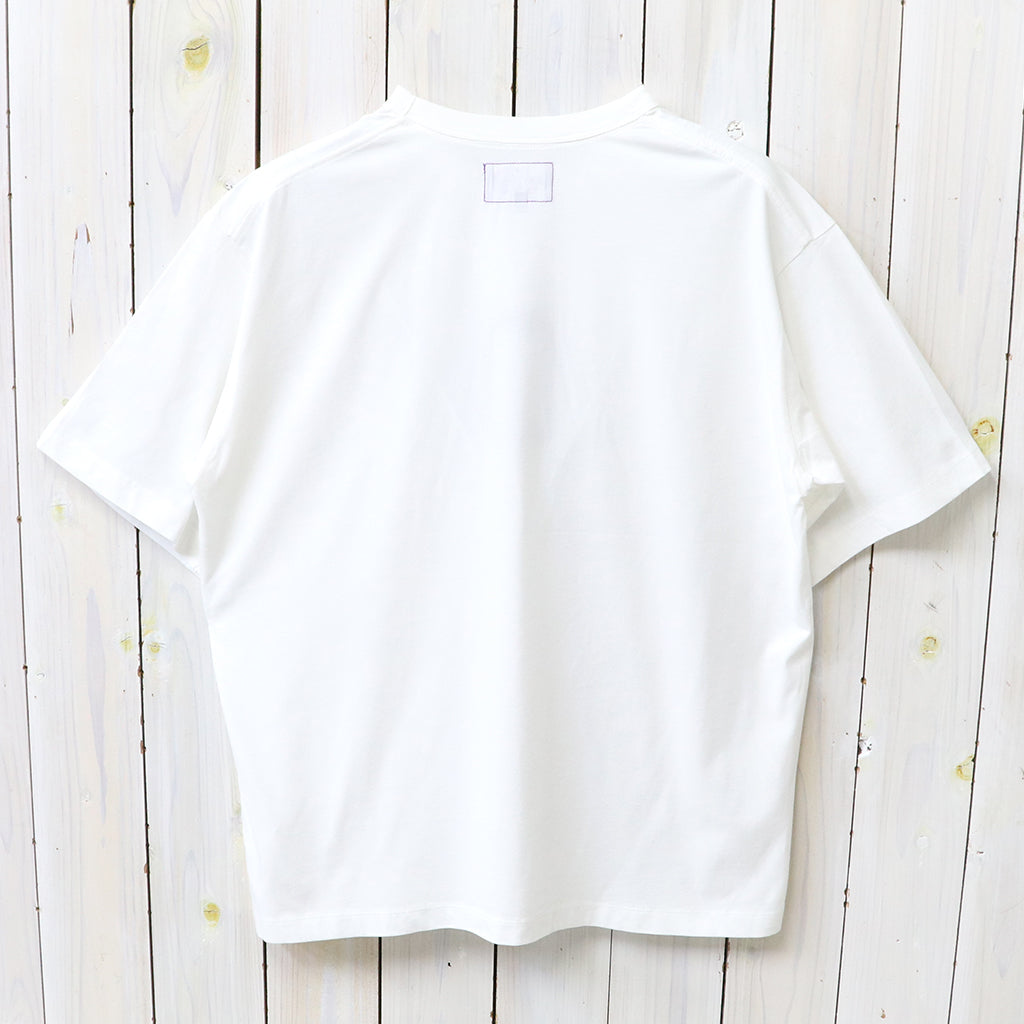 THE NORTH FACE PURPLE LABEL : Garment Dyed Lettered Field Tee (Off White)