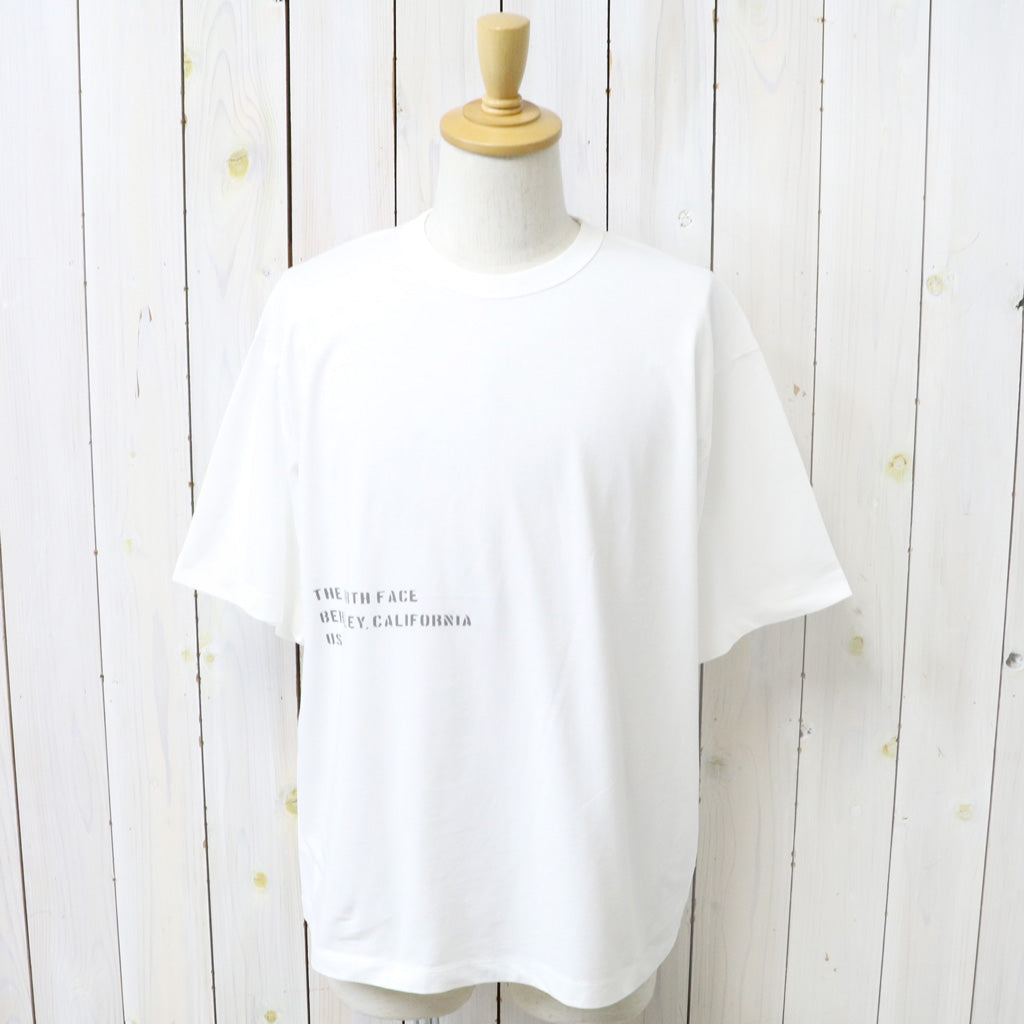 THE NORTH FACE PURPLE LABEL : Garment Dyed Lettered Field Tee (Off White)