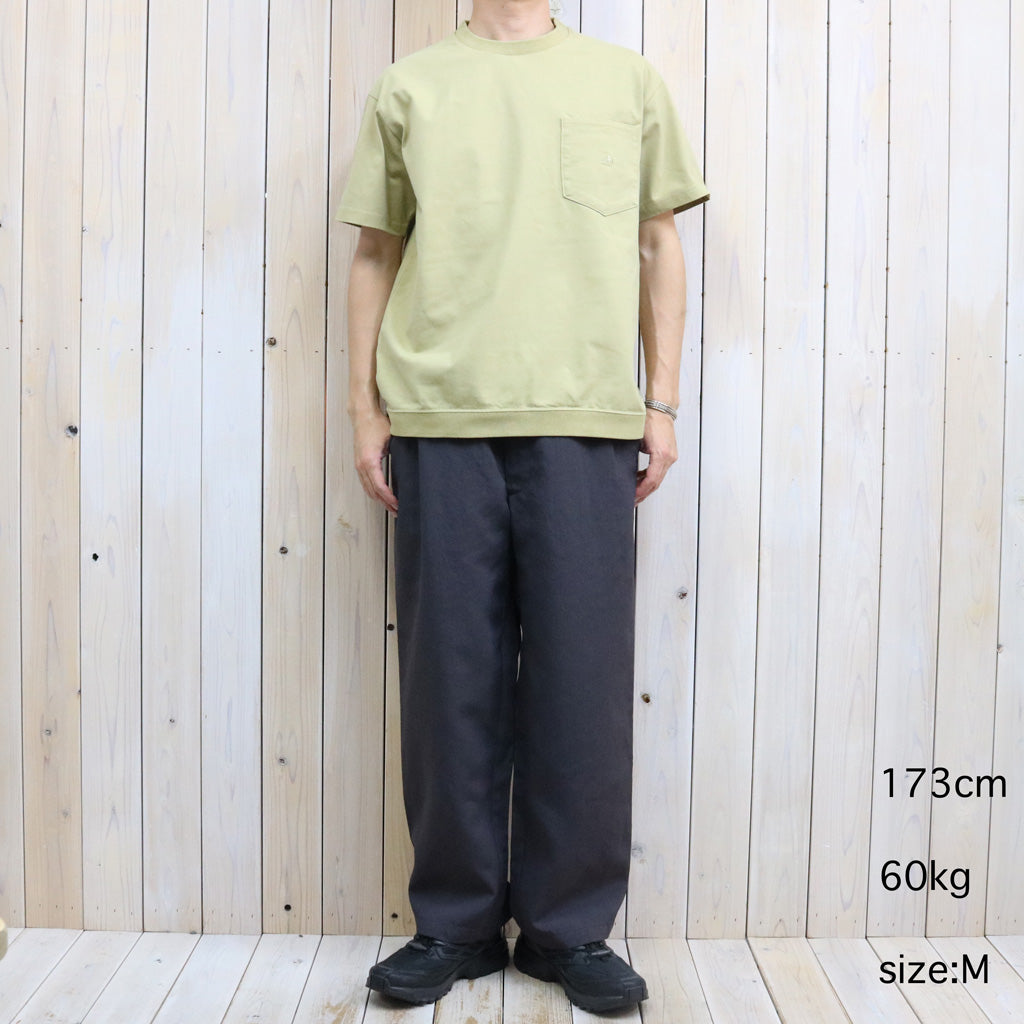 THE NORTH FACE PURPLE LABEL : High Bulky Pocket Tee (Light Khaki)
