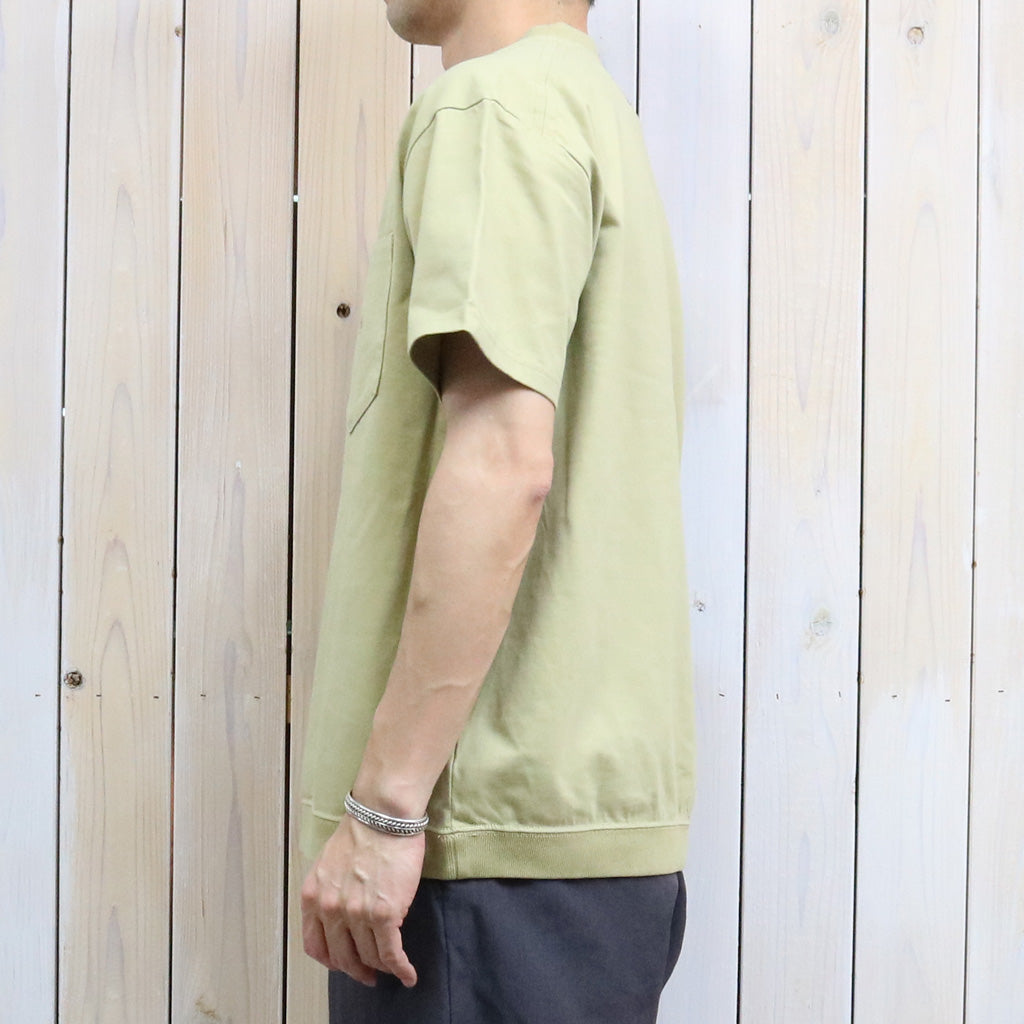 THE NORTH FACE PURPLE LABEL : High Bulky Pocket Tee (Light Khaki)