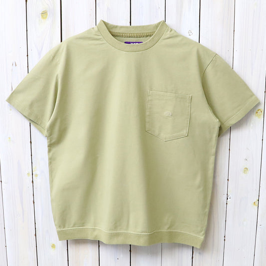 THE NORTH FACE PURPLE LABEL : High Bulky Pocket Tee (Light Khaki)