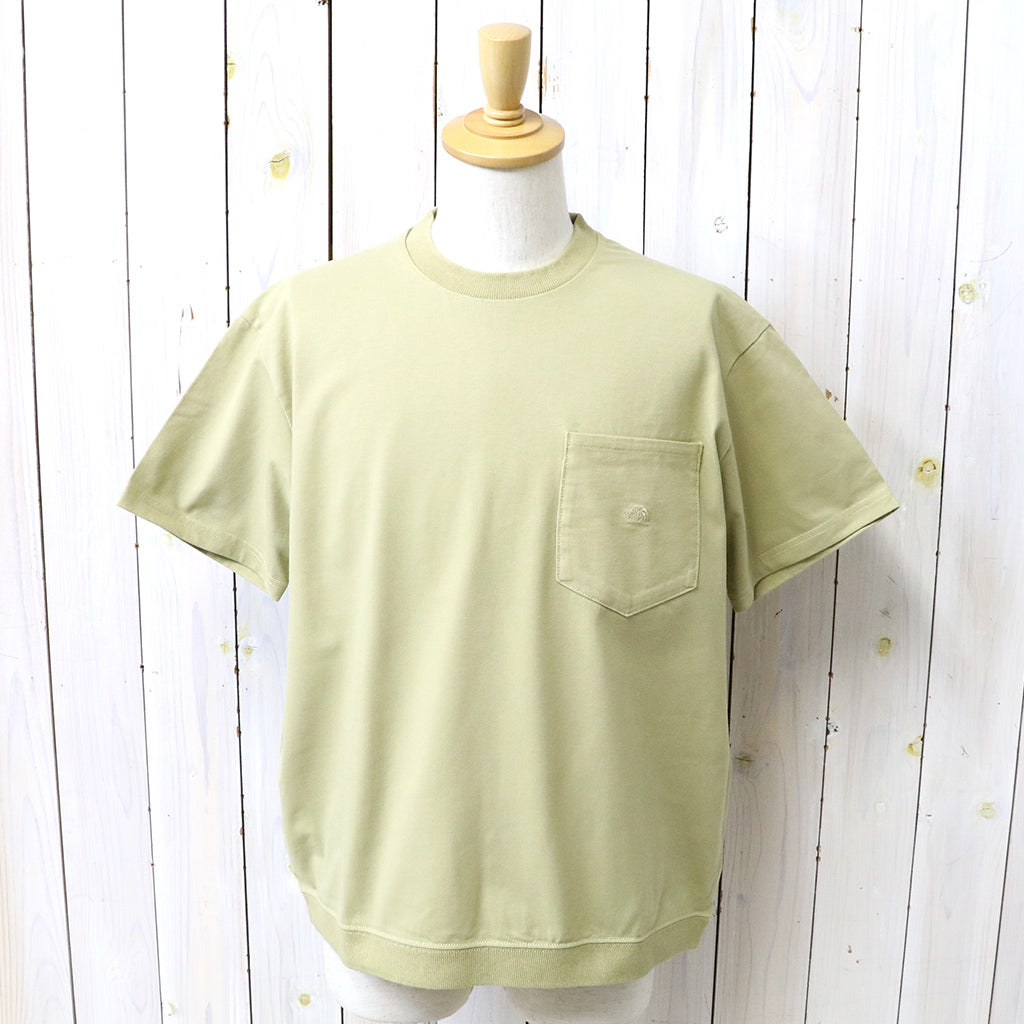 THE NORTH FACE PURPLE LABEL : High Bulky Pocket Tee (Light Khaki)