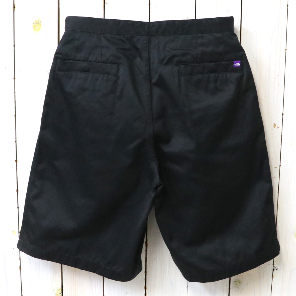 THE NORTH FACE PURPLE LABEL : Chino Tuck Field Shorts (Black)