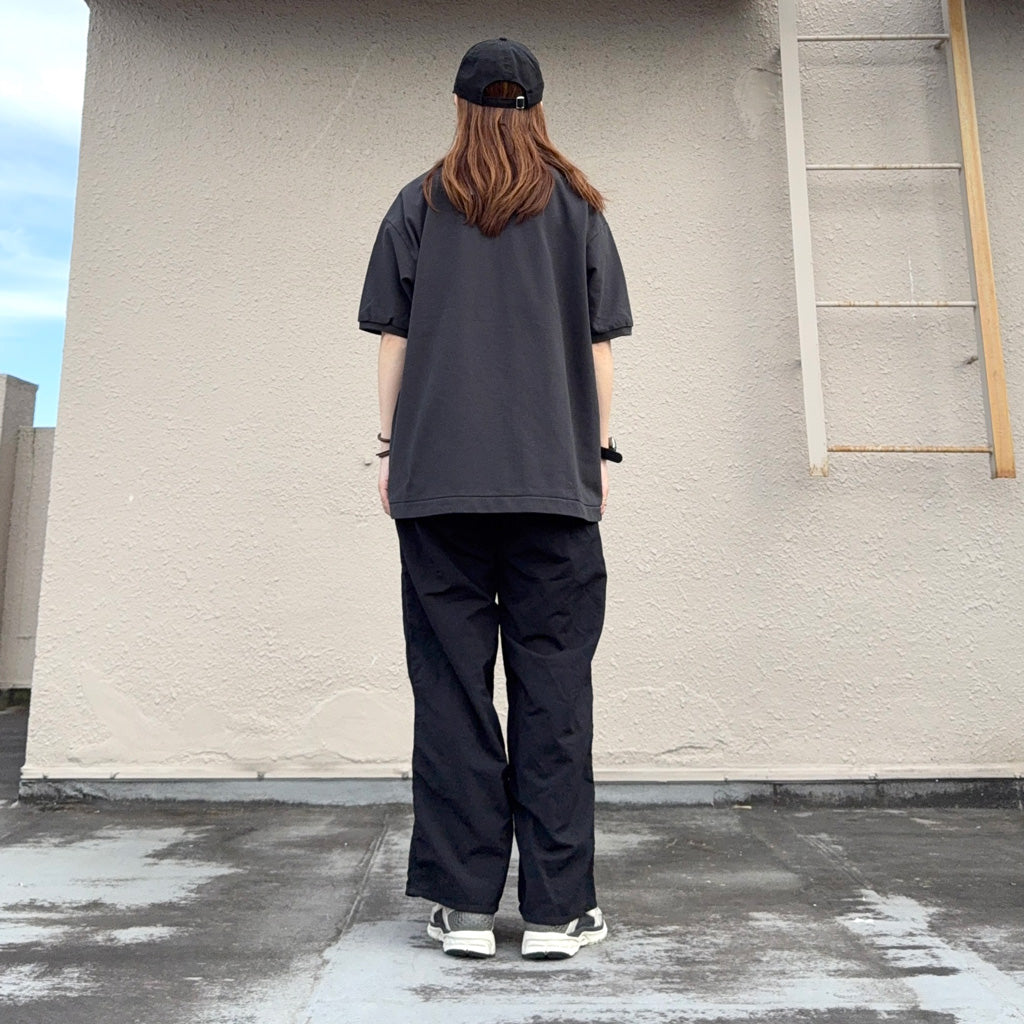 nanamica : S/S Polo Shirt (Charcoal)