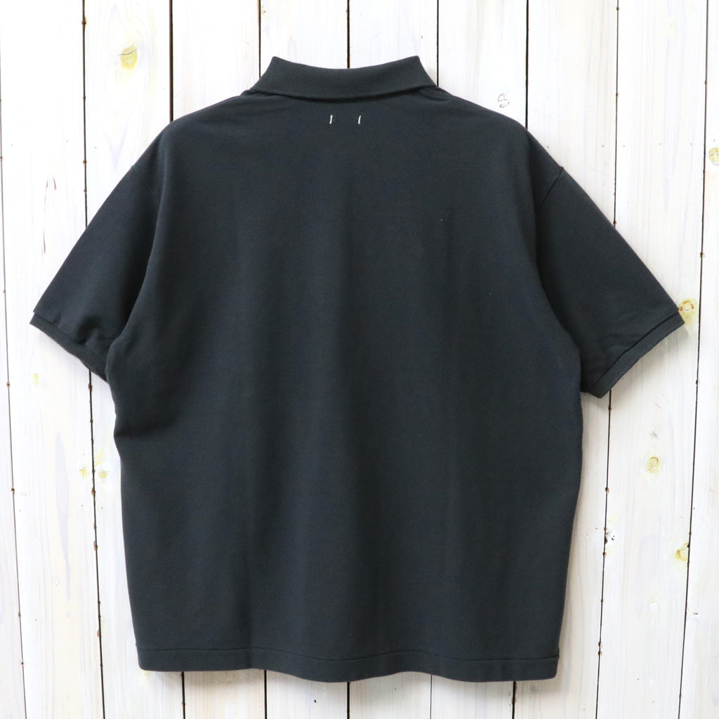 nanamica : S/S Polo Shirt (Charcoal)
