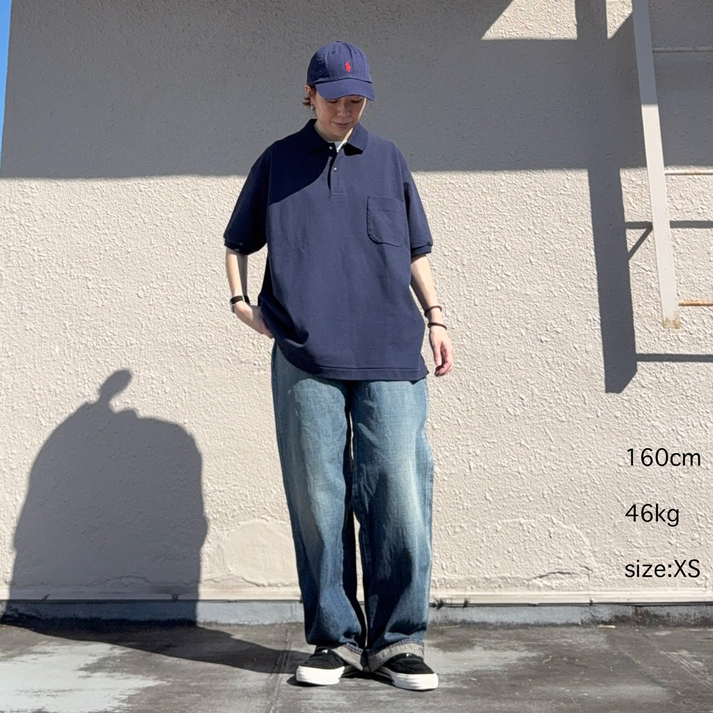 nanamica : S/S Polo Shirt (Navy)