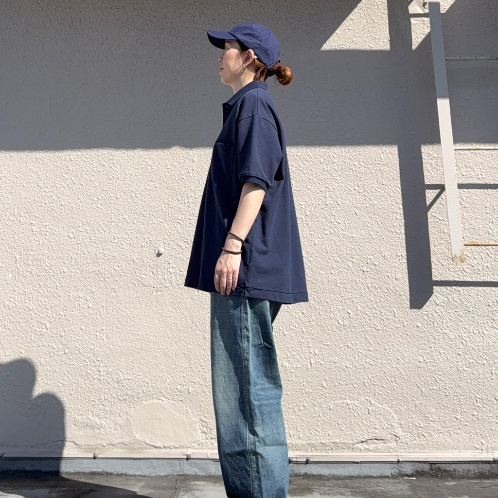 nanamica : S/S Polo Shirt (Navy)