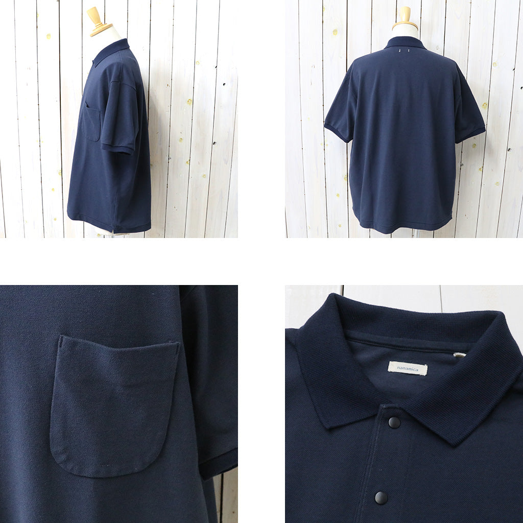 nanamica : S/S Polo Shirt (Navy)