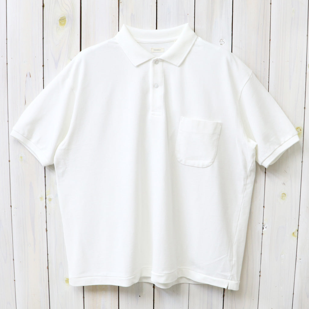 nanamica : S/S Polo Shirt (Off White)