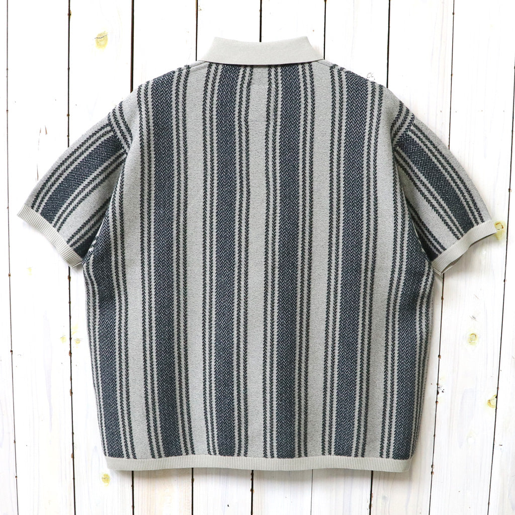 nanamica : Knit Polo Sweater (Charcoal)
