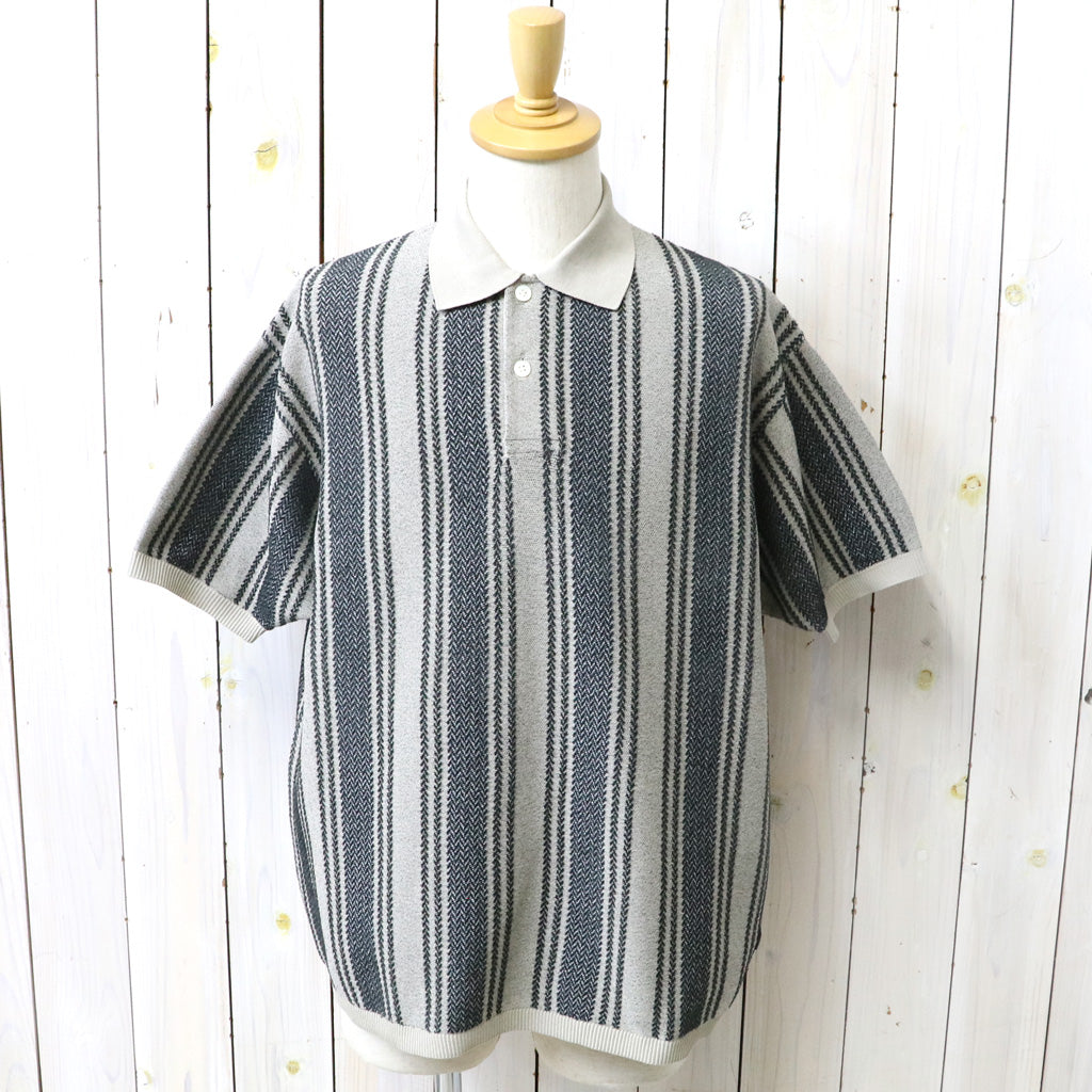 nanamica : Knit Polo Sweater (Charcoal)
