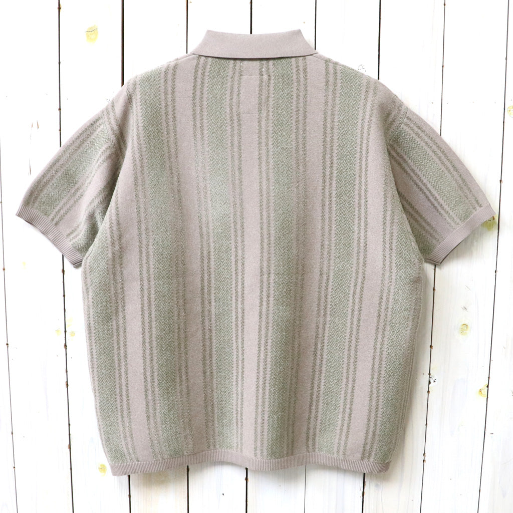 nanamica : Knit Polo Sweater (Beige)