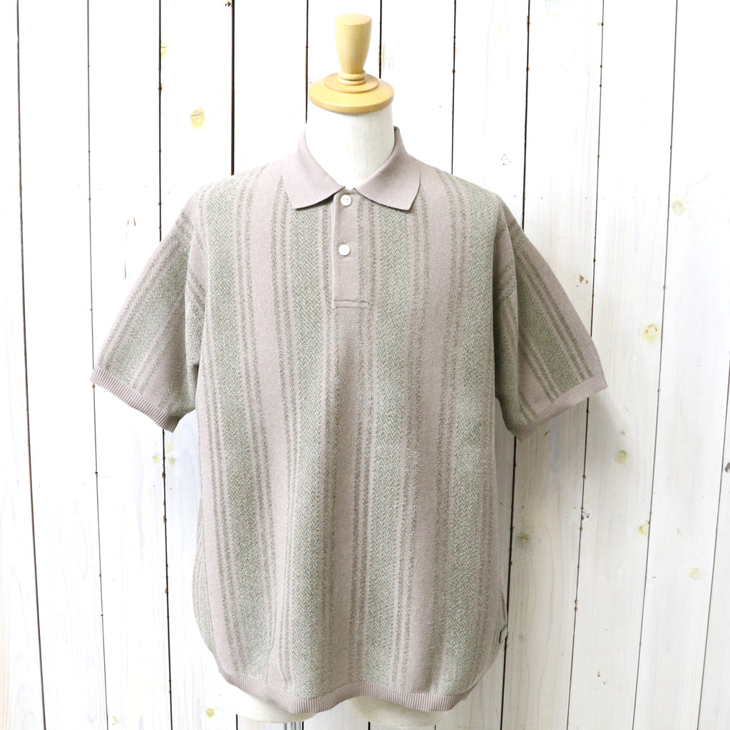 nanamica : Knit Polo Sweater (Beige)