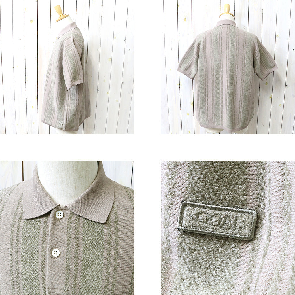 nanamica : Knit Polo Sweater (Beige) – Reggieshop
