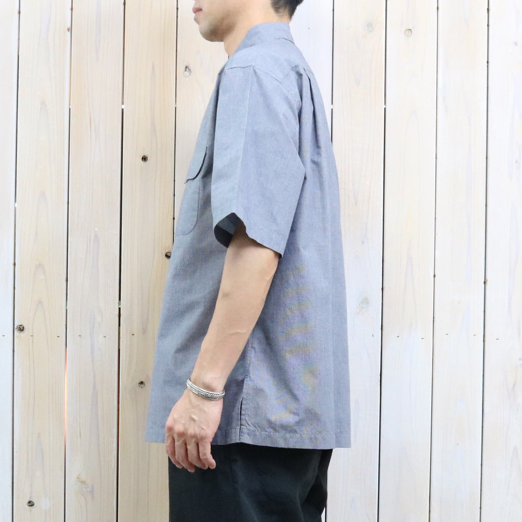 【SALE40%OFF】nanamica : Regular Collar S/S Shirt (Navy)