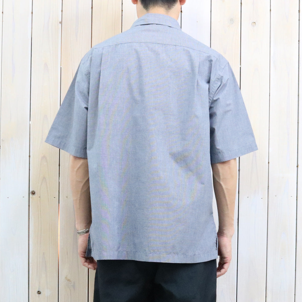 【SALE40%OFF】nanamica : Regular Collar S/S Shirt (Navy)