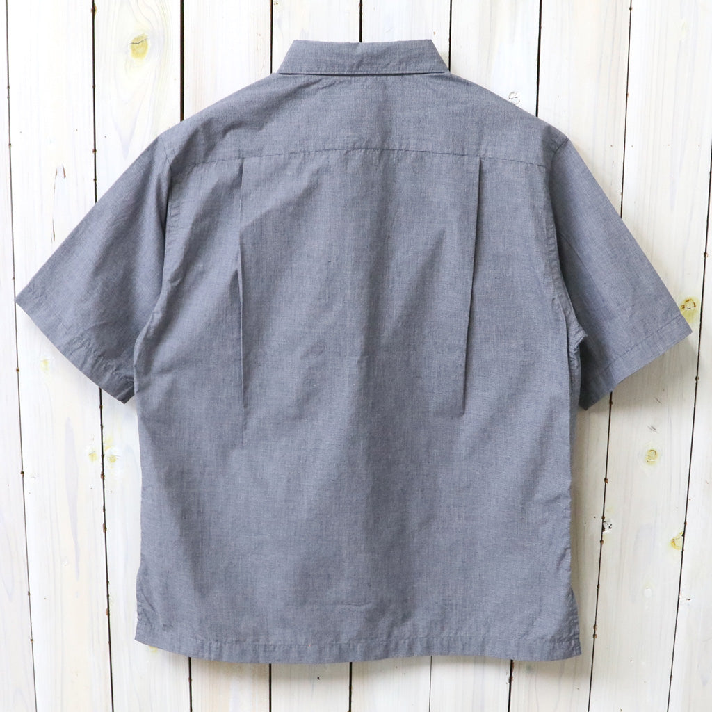 【SALE40%OFF】nanamica : Regular Collar S/S Shirt (Navy)