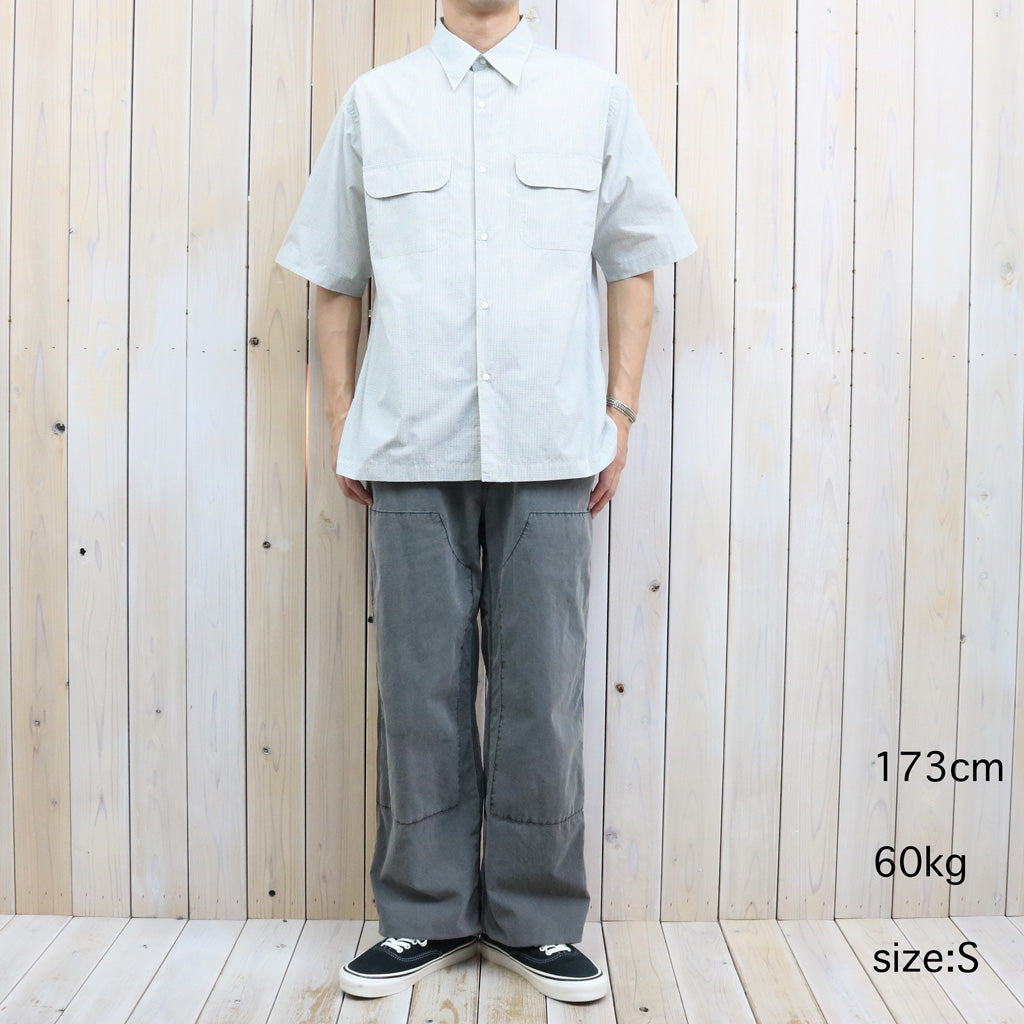 【SALE40%OFF】nanamica : Regular Collar S/S Shirt (Natural)