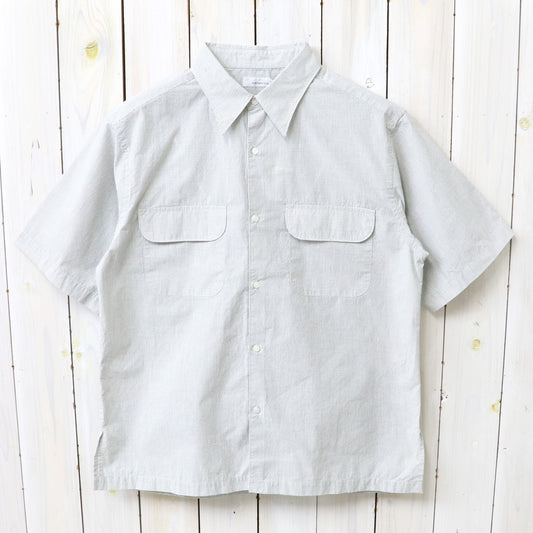 【SALE40%OFF】nanamica : Regular Collar S/S Shirt (Natural)