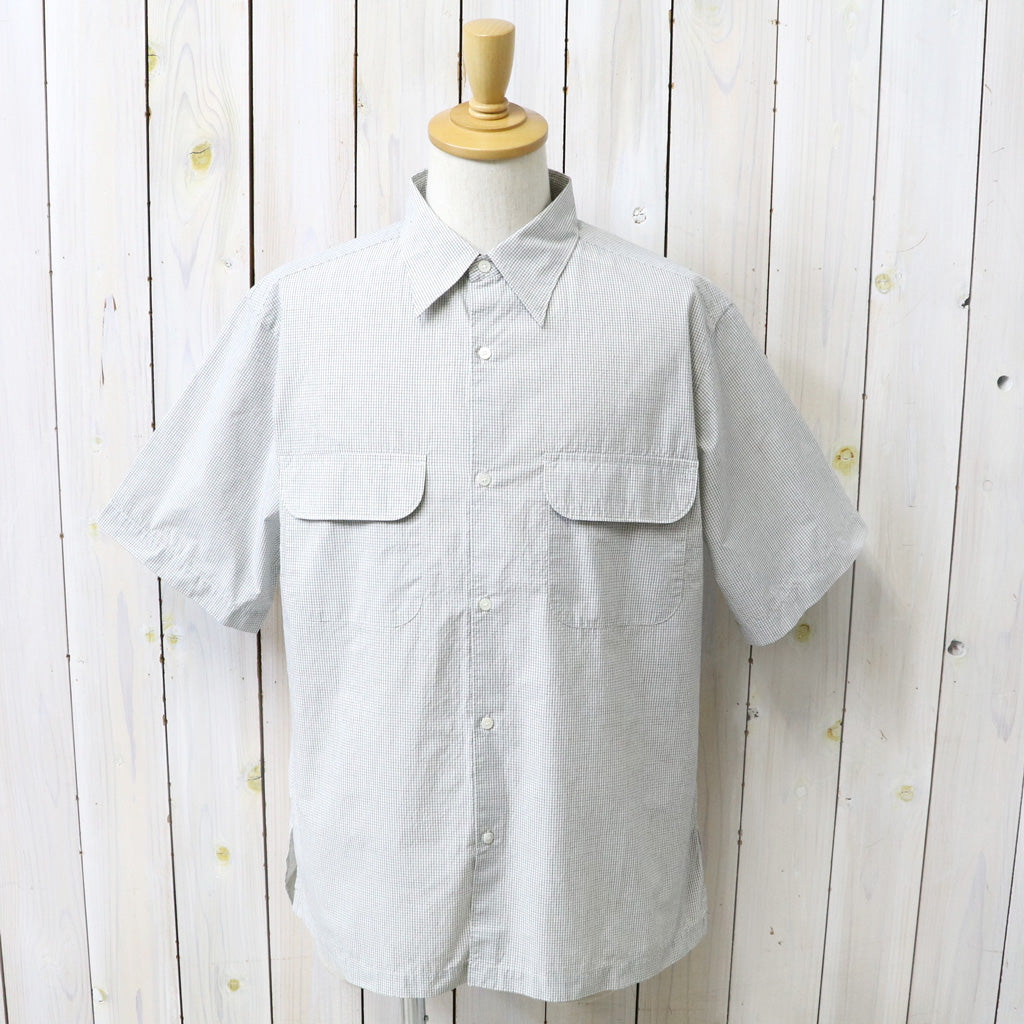 【SALE40%OFF】nanamica : Regular Collar S/S Shirt (Natural)