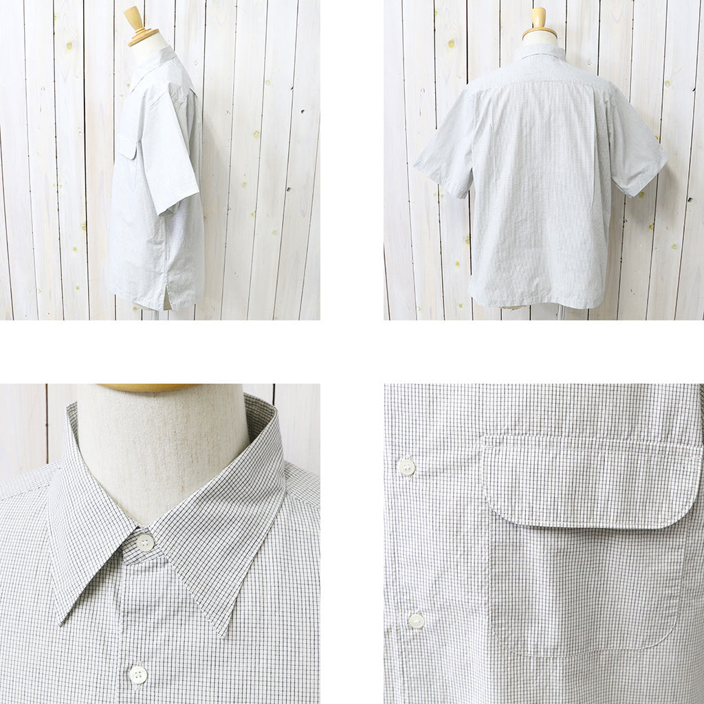 【SALE40%OFF】nanamica : Regular Collar S/S Shirt (Natural)