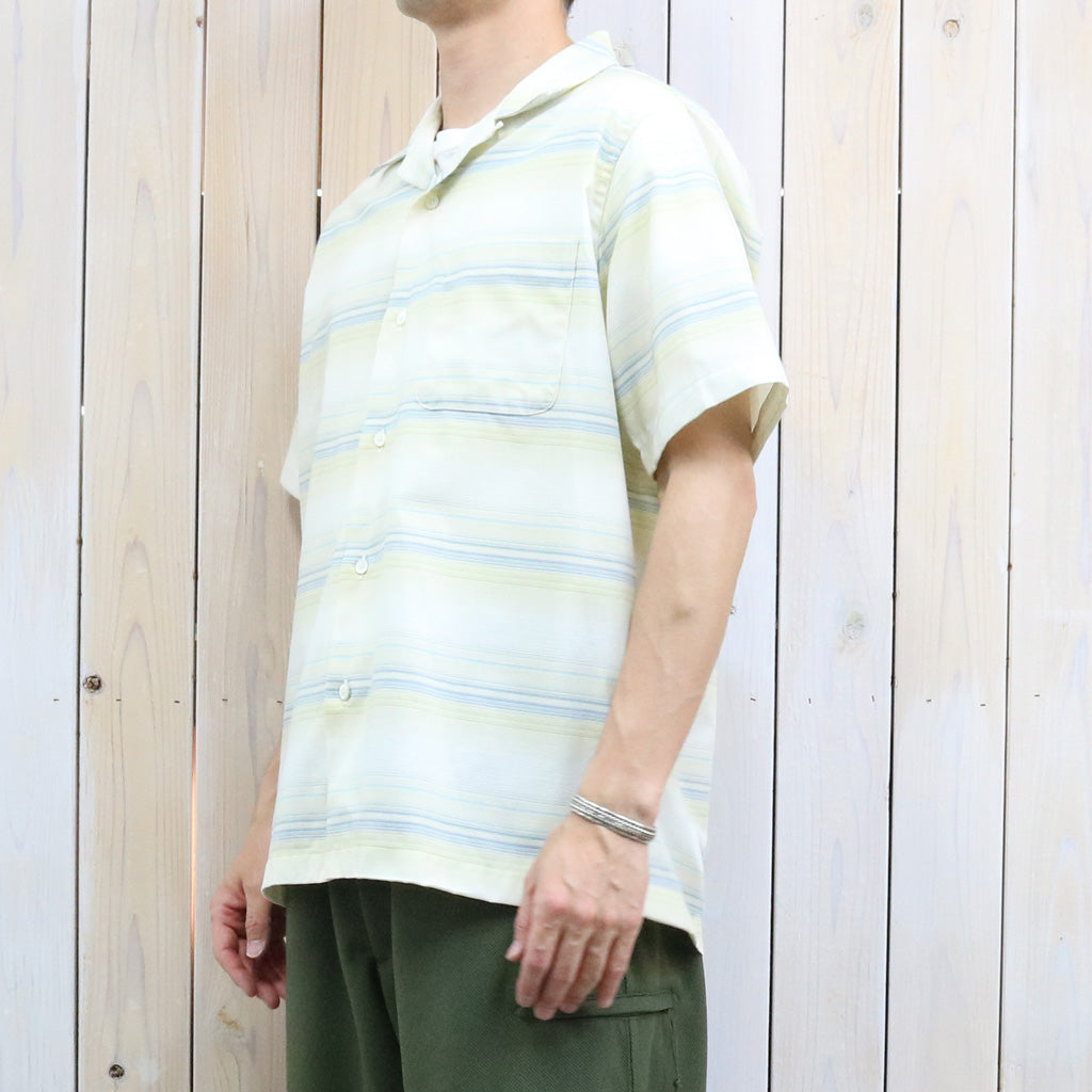 nanamica : Open Collar Pique S/S Shirt (Yellow)