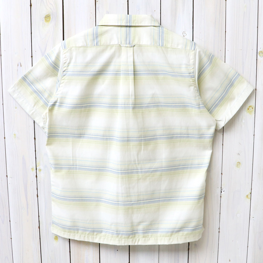 nanamica : Open Collar Pique S/S Shirt (Yellow)