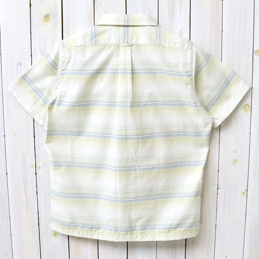 nanamica : Open Collar Pique S/S Shirt (Yellow)