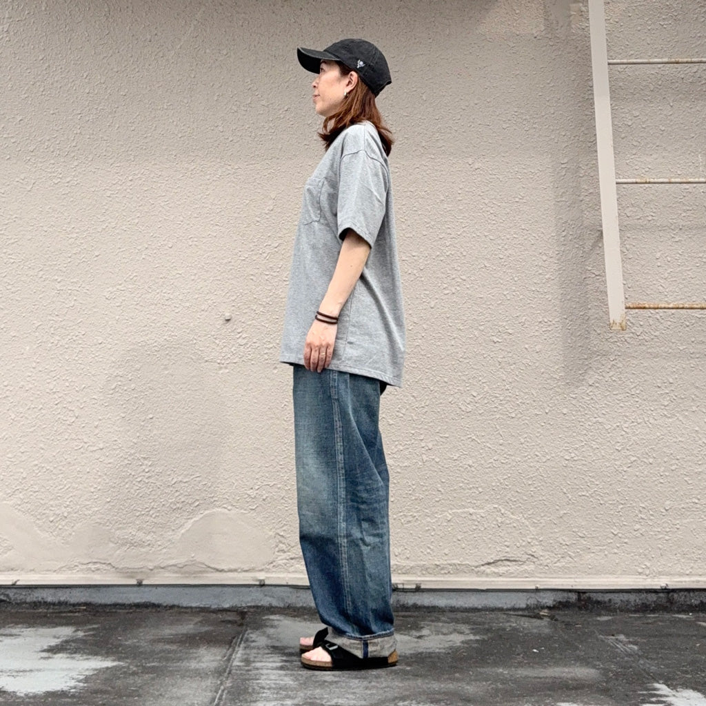 nanamica : COOLMAX Jersey Pocket Tee (Heather Gray)