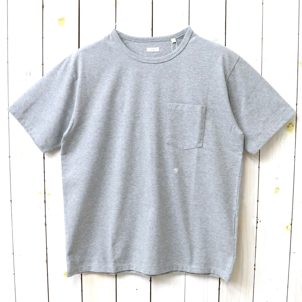 nanamica : COOLMAX Jersey Pocket Tee (Heather Gray)