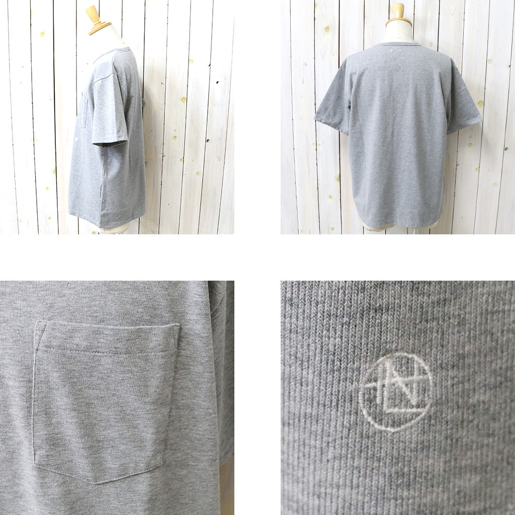 nanamica : COOLMAX Jersey Pocket Tee (Heather Gray)