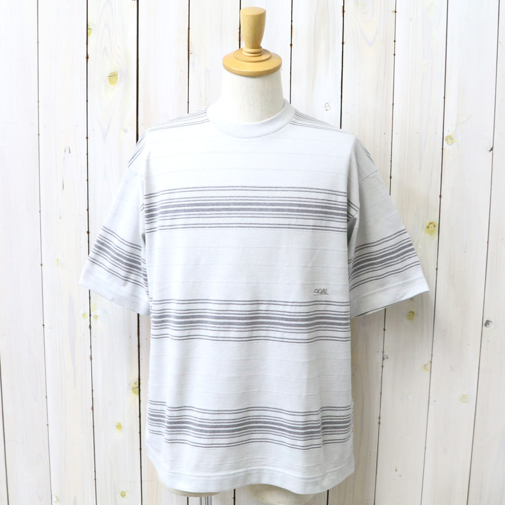 【SALE30%OFF】nanamica : Stripe Tee (Light Gray)