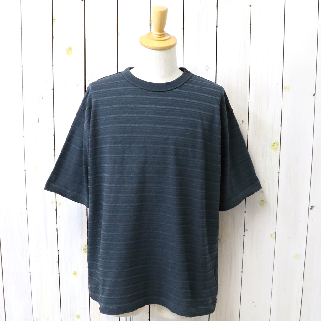 THE NORTH FACE PURPLE LABEL : Garment Dyed Jacquard Field Tee (Asphalt Gray)