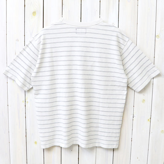 THE NORTH FACE PURPLE LABEL : Garment Dyed Jacquard Field Tee (Stone)
