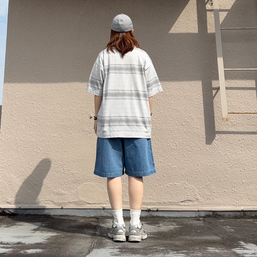THE NORTH FACE PURPLE LABEL : Denim Tuck Field Shorts (Indigo Bleach)