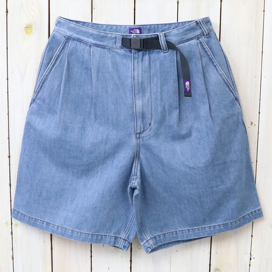 THE NORTH FACE PURPLE LABEL : Denim Tuck Field Shorts (Indigo Bleach)