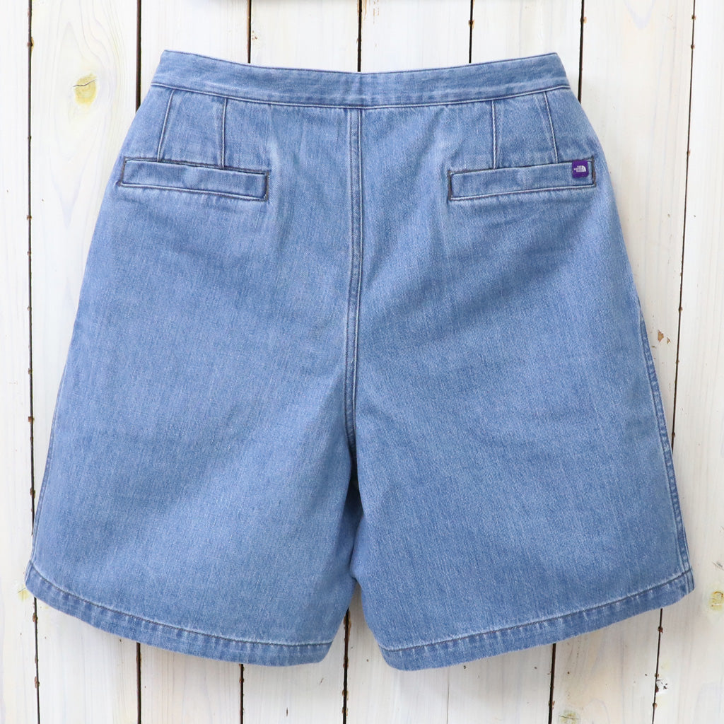 THE NORTH FACE PURPLE LABEL : Denim Tuck Field Shorts (Indigo Bleach)