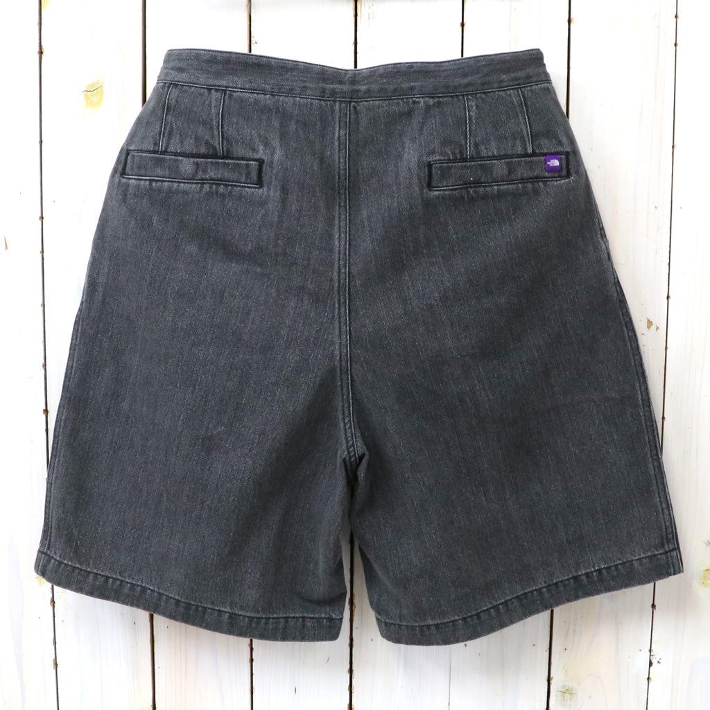 THE NORTH FACE PURPLE LABEL : Denim Tuck Field Shorts (Gray