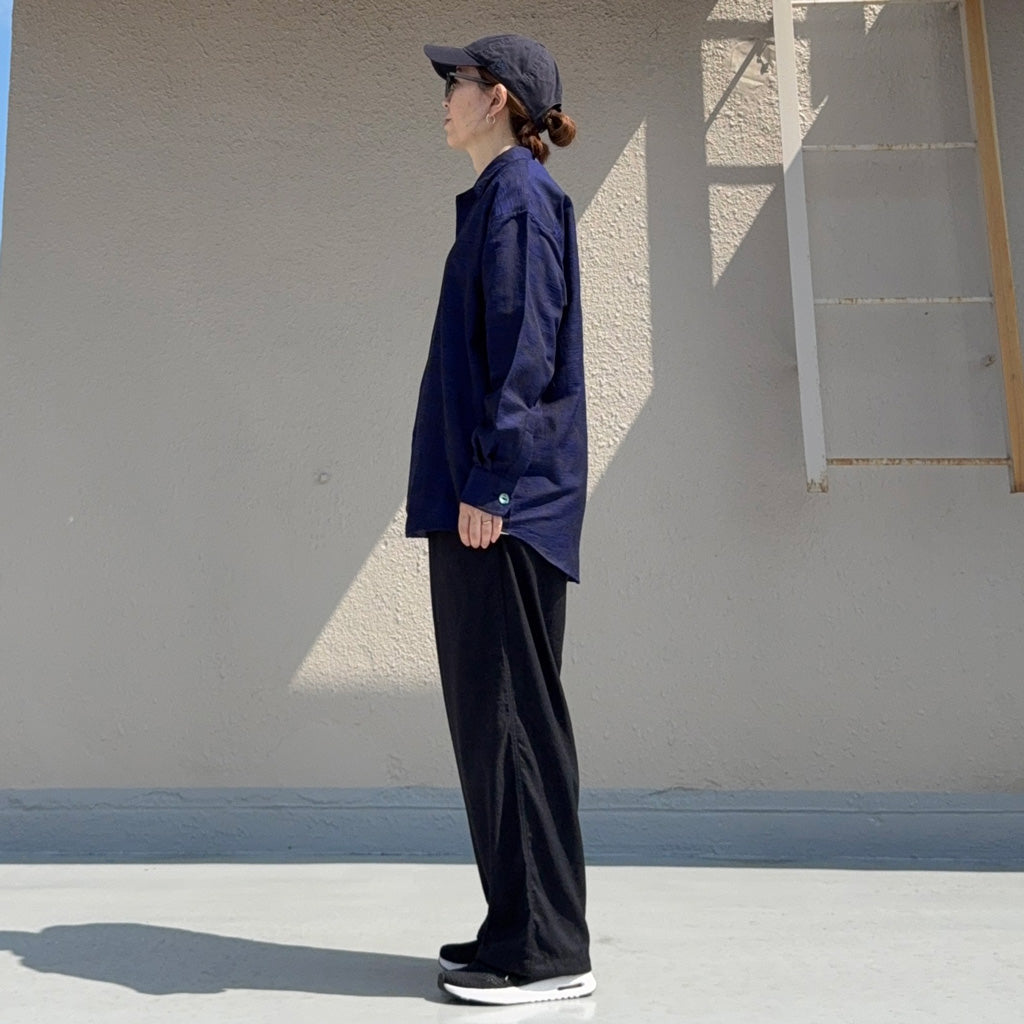 THE NORTH FACE PURPLE LABEL : Nylon Twill Wide Field Pants (Black)