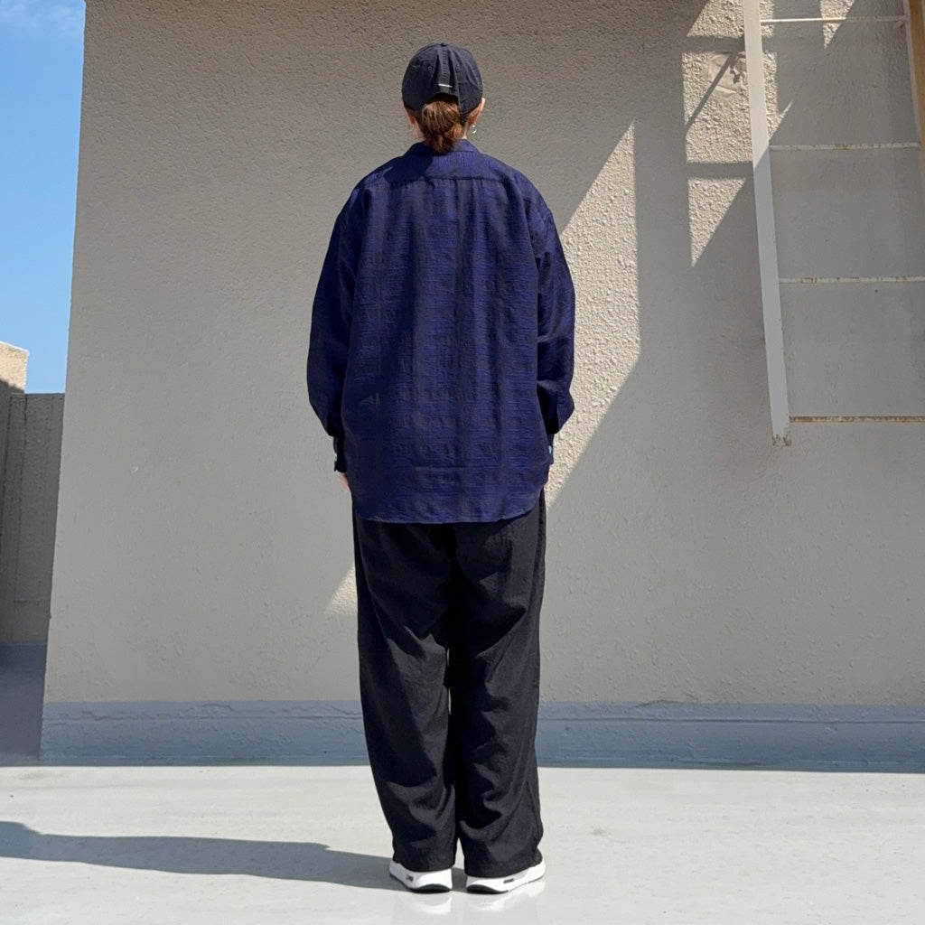THE NORTH FACE PURPLE LABEL : Nylon Twill Wide Field Pants (Black)