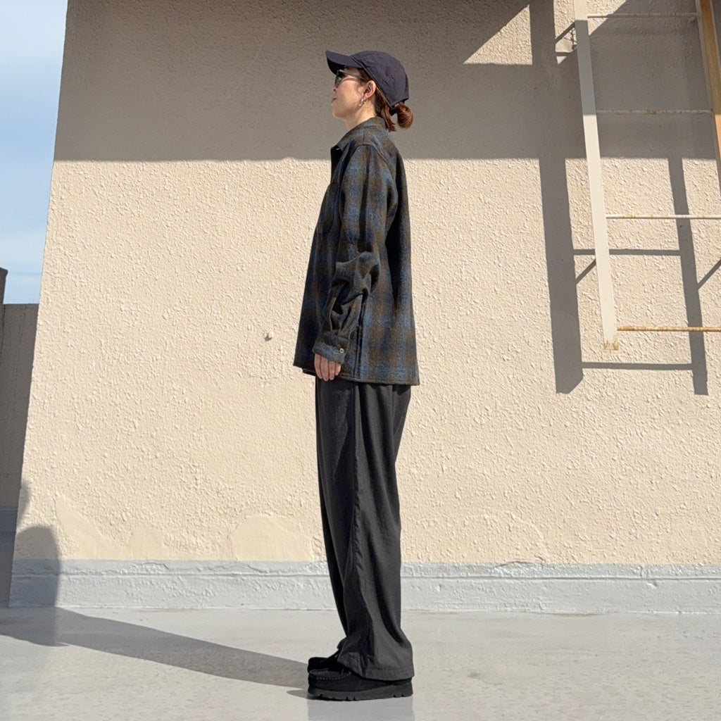 THE NORTH FACE PURPLE LABEL : Nylon Twill Wide Field Pants (Asphalt Gray)
