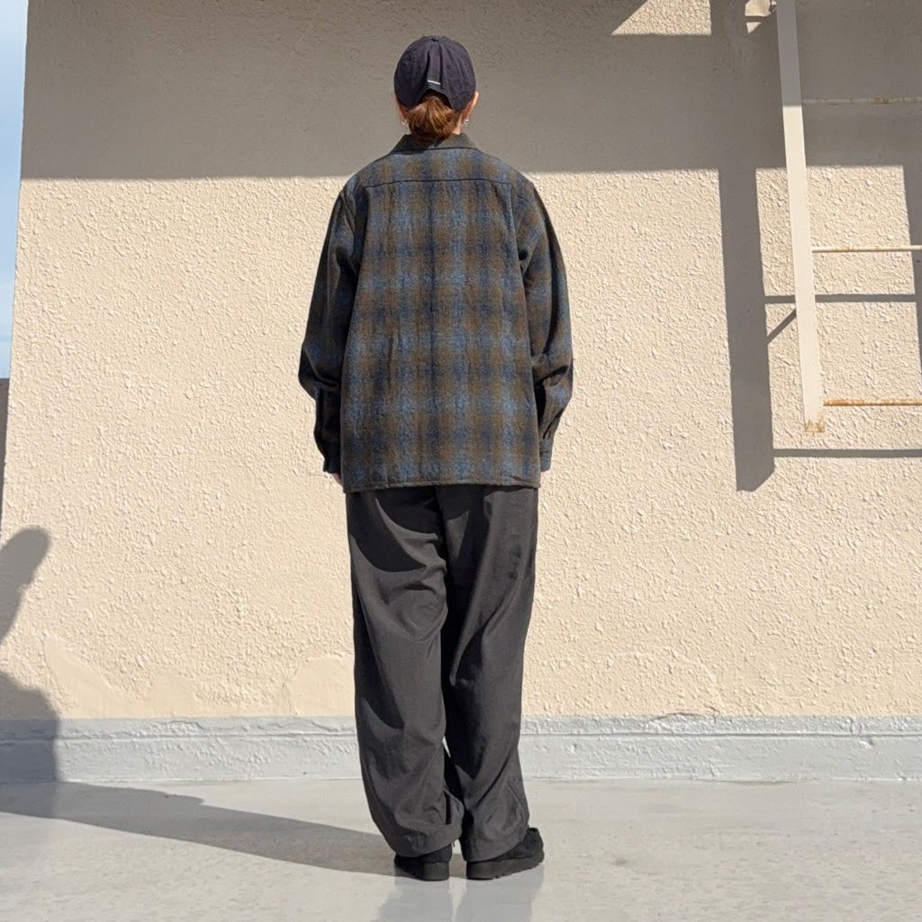 THE NORTH FACE PURPLE LABEL : Nylon Twill Wide Field Pants (Asphalt Gray)