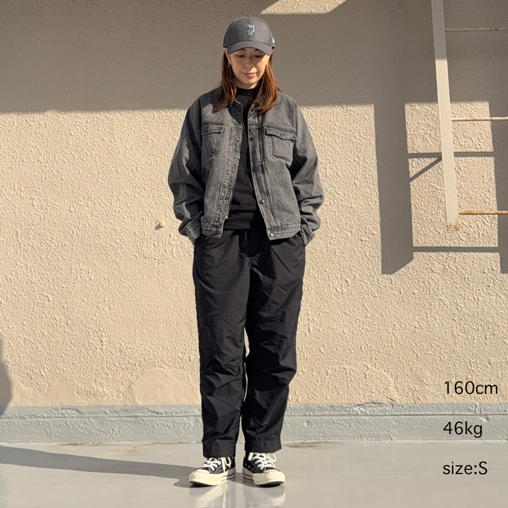 THE NORTH FACE PURPLE LABEL : Linen Cotton Denim Field Jacket (Gray)