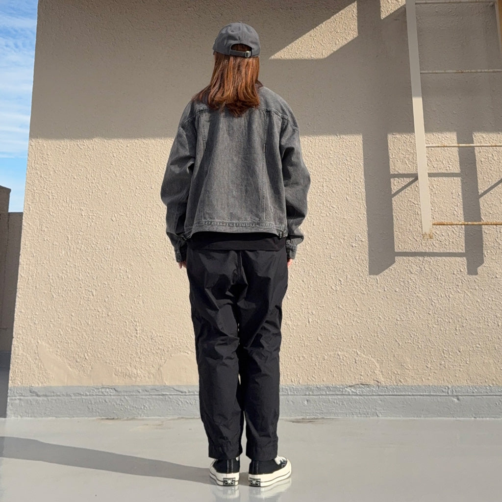 THE NORTH FACE PURPLE LABEL : Linen Cotton Denim Field Jacket (Gray)